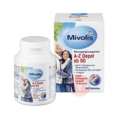 MivolisドイツMivolis A-Z 50歳以上の高齢者複合ビタミン錠