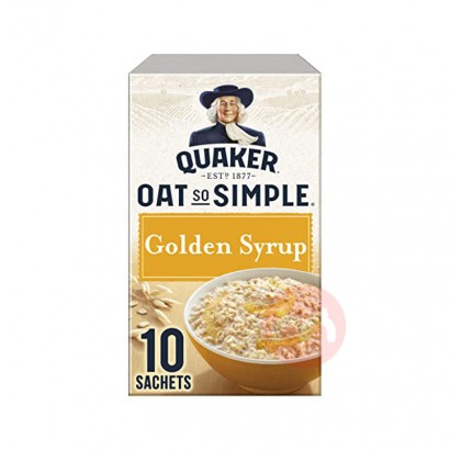 Quakerアメリカ桂格全麦オートミールに金シロップを配合